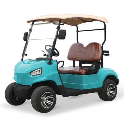ราคาดี NL-G2020 48V 5KW คาร์ทกอล์ฟ คาร์ต 2 ผู้โดยสาร ความเร็วสูงสุด 15.5mph 25hp และขนาดยาง 205/50-10 กว้างยาง 18.1in 460mm ออนไลน์