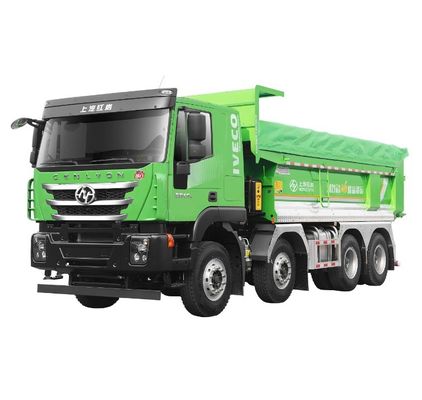 ราคาดี 2023 SAIC Hongyan H6 รถกระบะไฟฟ้า EV การขนส่งเหมืองแร่ รถกระบะหนัก กล้องหลัง 360 องศา ขับชนิด 8X4 จีน ออนไลน์